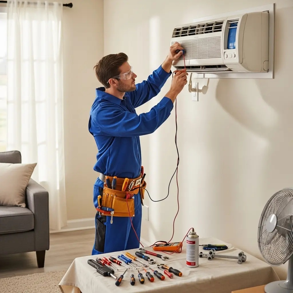 Nallıhan Warmhaus Warmhaus klima gaz dolumu ve bakım – Enerji verimliliği artırıldı. - Teknik servis örneği